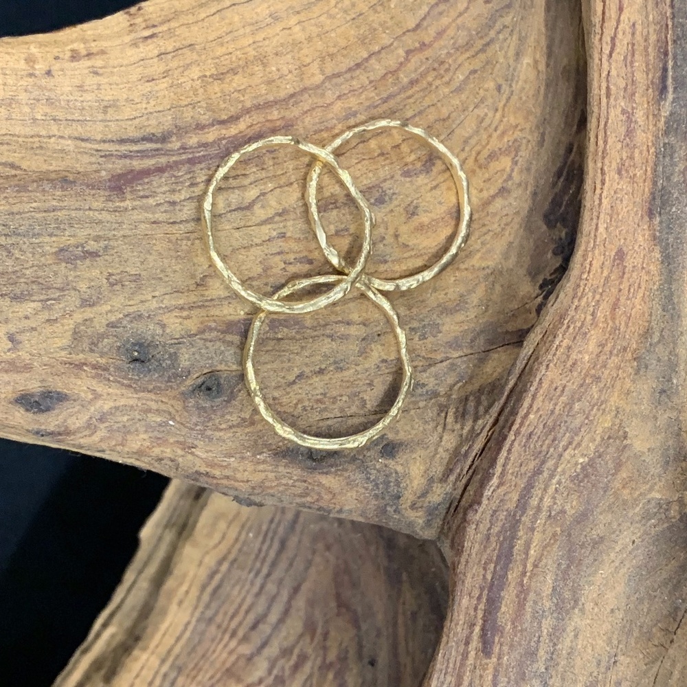 Trio of Gold Rings